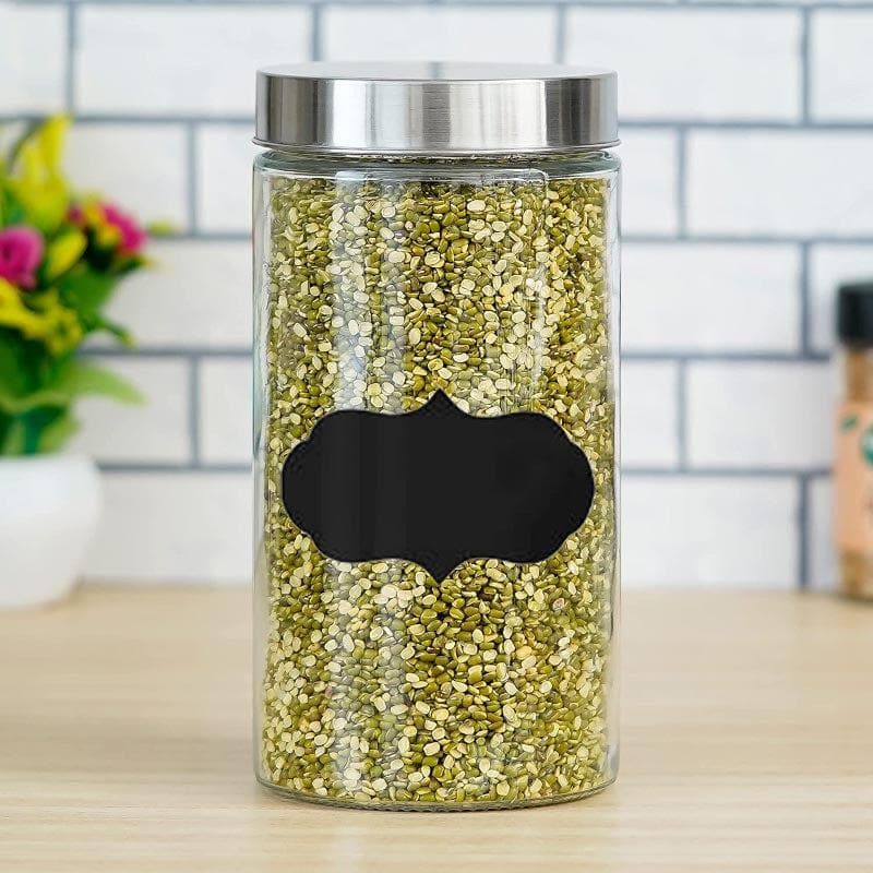 Jar - Leal Storage Jar With Steel Lid - 1600 ML