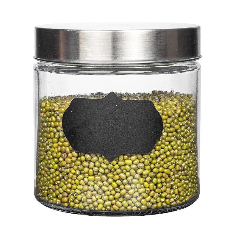 Jar - Leal Storage Jar With Steel Lid - 750 ML