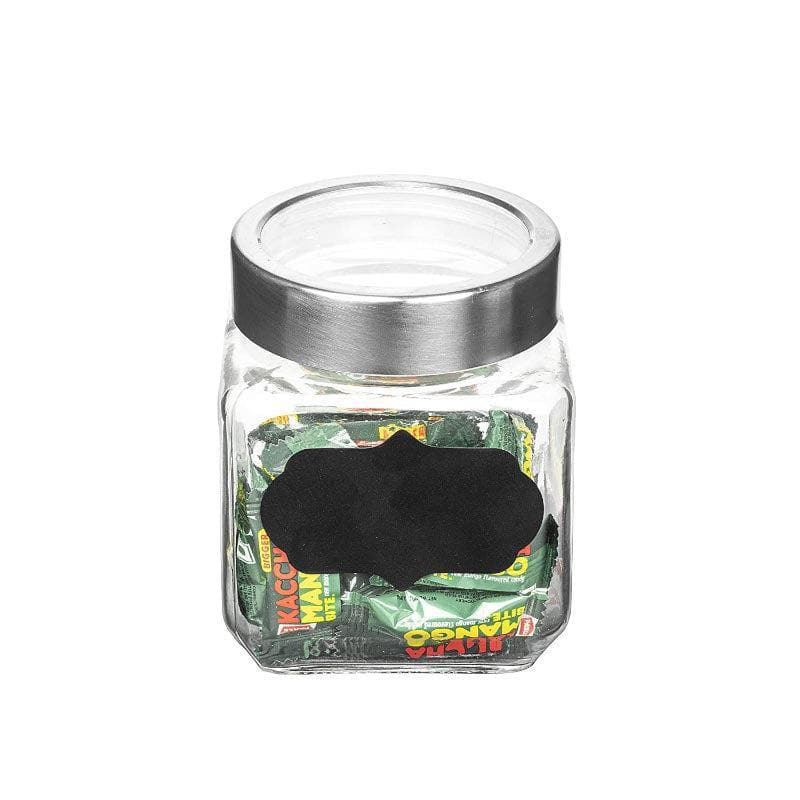 Jar - Metro Storage Jar With Steel Lid - 1000 ML