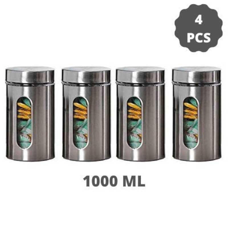Buy Jar - Rhodo Storage Jar (1000 ML Each) - Set Of Four at Vaaree online