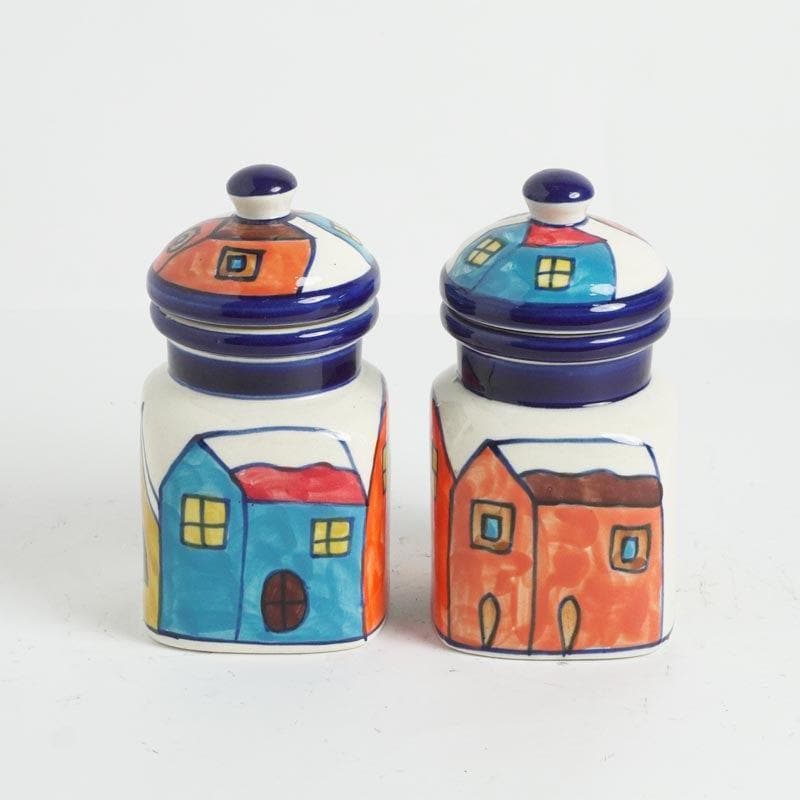 Buy Snow City Jar (400 ML) - Set Of Two Jar from Vaaree