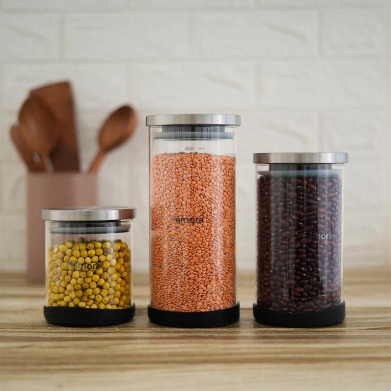 Jar - Stella Storage Jar (1000 ML) - Set Of Two