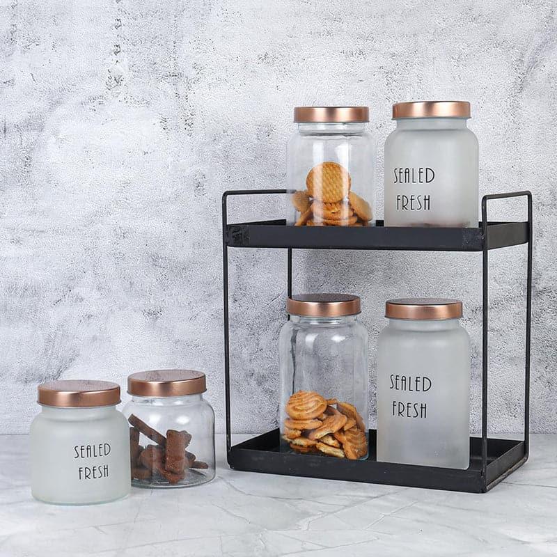 Jar - Tasty Stock Storage Jar (1000 ML) - Set Of Four