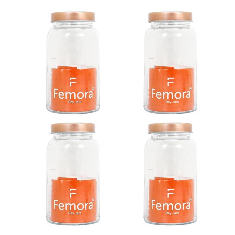 Jar - Tasty Stock Storage Jar (1000 ML) - Set Of Four