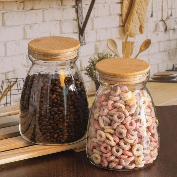 Jar - Jiki Storage Jar (1100 ML) - Set Of Two