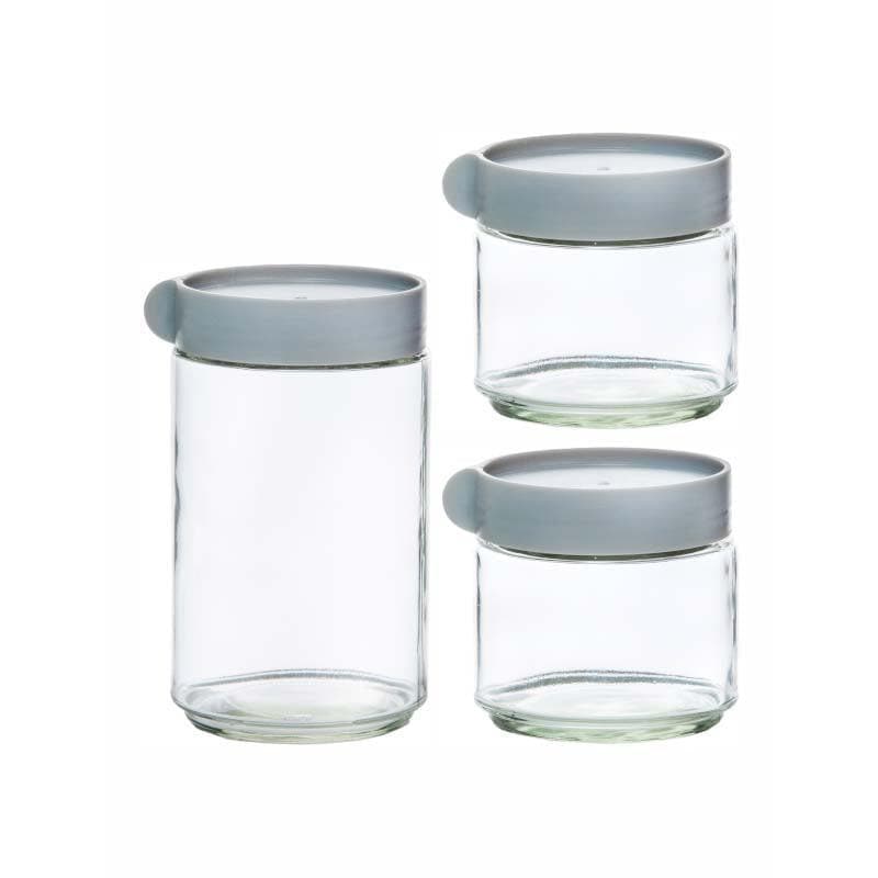 Jar - Moco Storage Jar (290, 600 ML) - Set Of Three