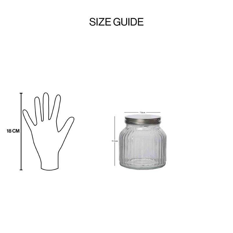 Buy Jars - Reveto Storage Jar with Metal Lid (710 ml each) - Set of Three at Vaaree online