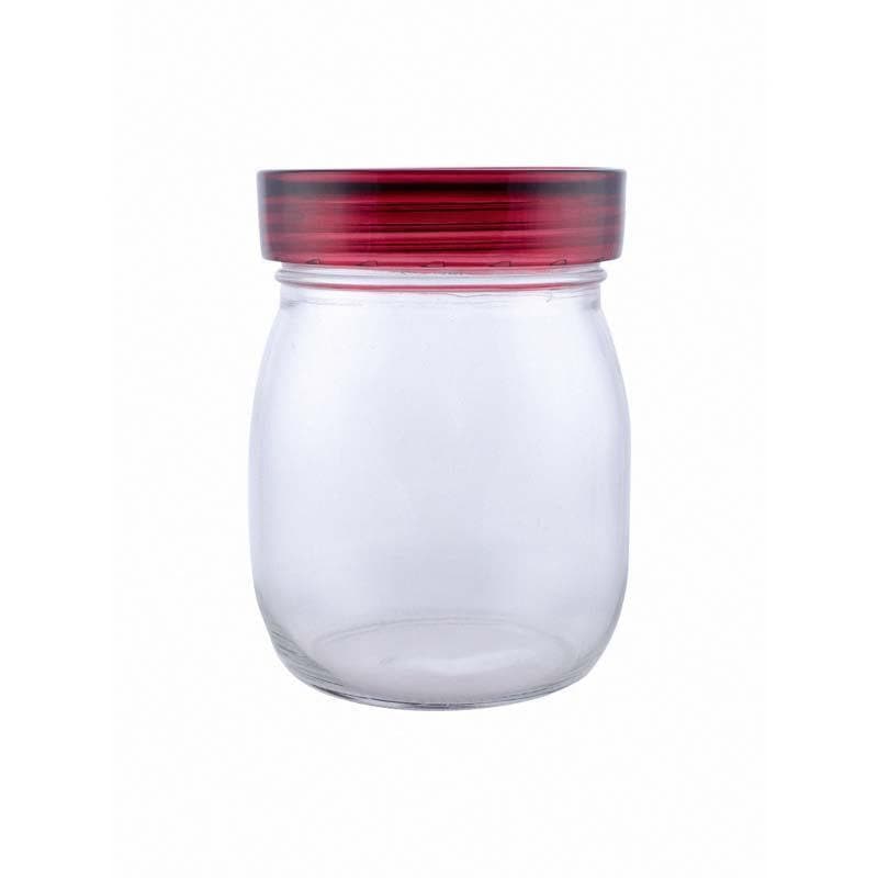 Jar - Revo Round Storage Jar With Lid (800 ML) - Set Of Three