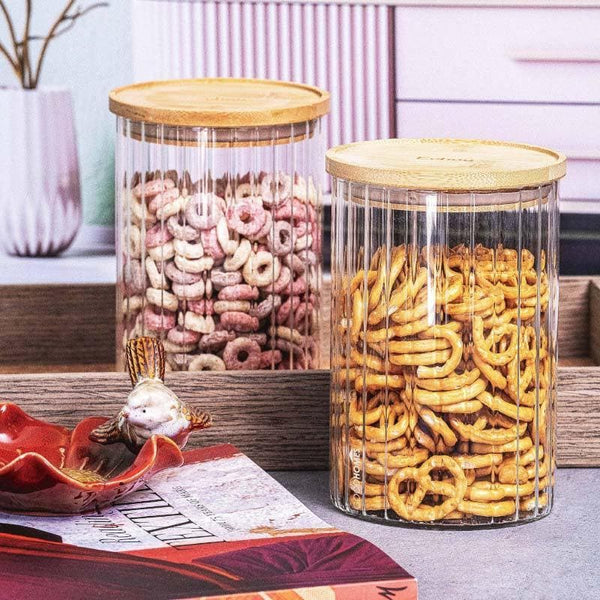 Jar - Sefona Storage Jar (1050 ML) - Set Of Two