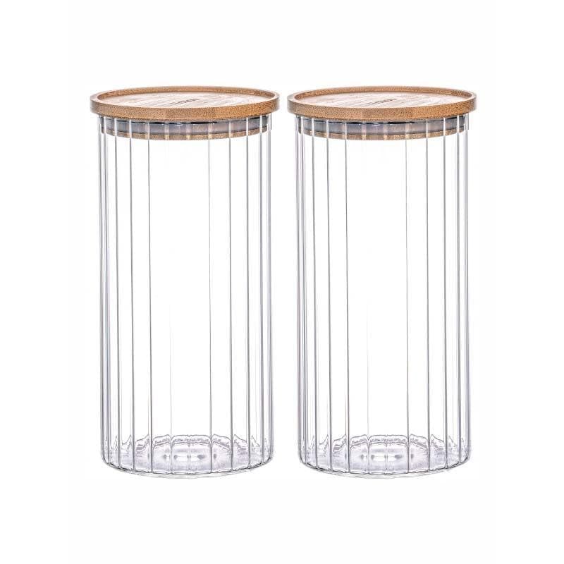 Buy Sefona Storage Jar (1400 ML) - Set Of Two Jar from Vaaree