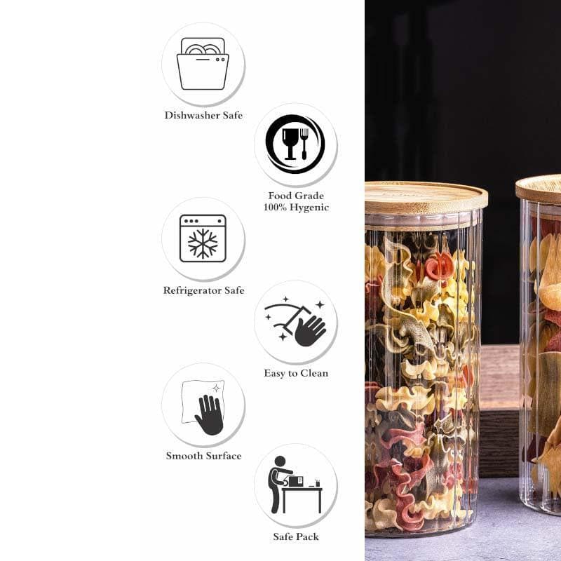 Buy Jars - Sefona Storage Jar (1400 ML) - Set Of Two at Vaaree online