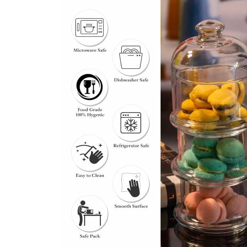 Buy Sooza Patisserie Glass Jar Jar from Vaaree