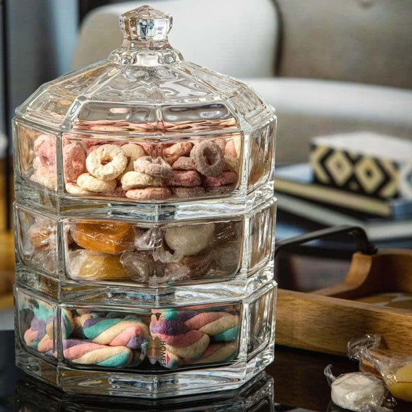Buy Jars - Treasure It Glass Storage Bowl With Lid - 260 ML at Vaaree online