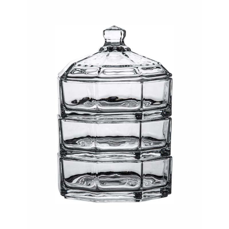 Buy Treasure It Glass Storage Bowl With Lid - 260 ML Jar from Vaaree