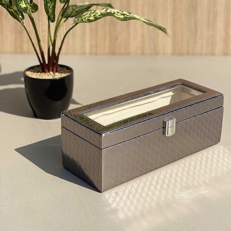 Buy Agna Decorative Bangle Organizer - Grey Jewelbox from Vaaree