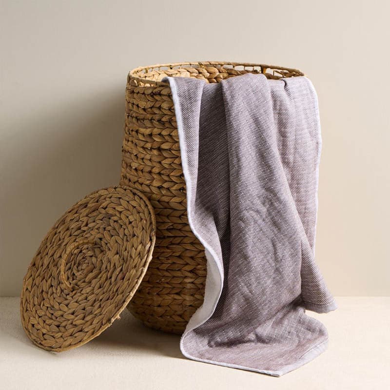 Buy Pure Eartha Bamboo Bath Towel - Grey Bath Towels from Vaaree