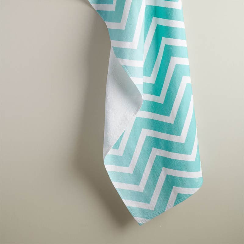 Buy Chevron Cotton Terry Bath Towel Bath Towels from Vaaree