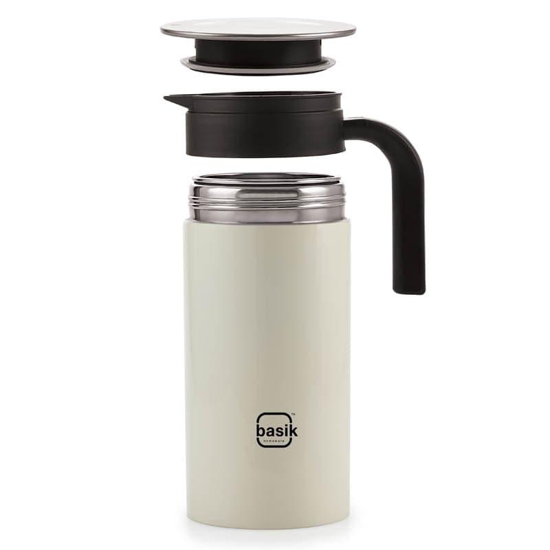 Jug - Hydra Stainless Steel Water Jug (White) - 1450 ML