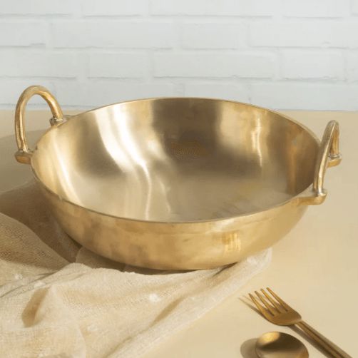 Buy Daffodil Bronze Kadai Kadhai from Vaaree