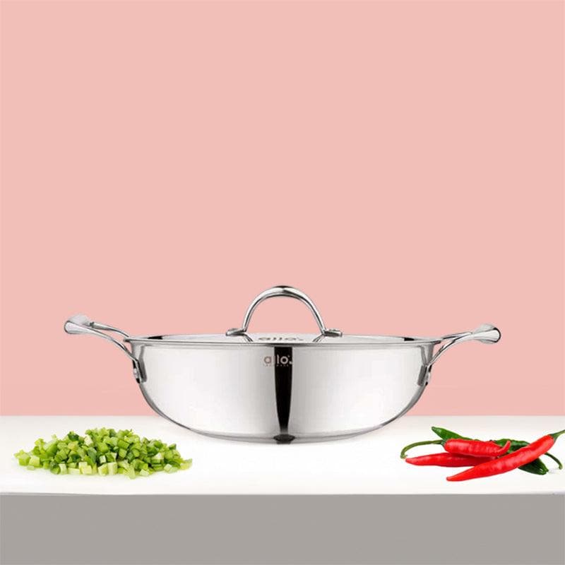 Buy Suko Induction Safe Kadhai With Lid - 2700 ML / 9 Inches Kadhai from Vaaree