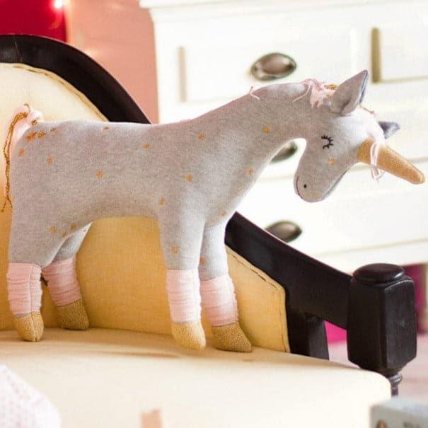 Kids Toys - Unicorns Are Real Knitted Cotton Toy