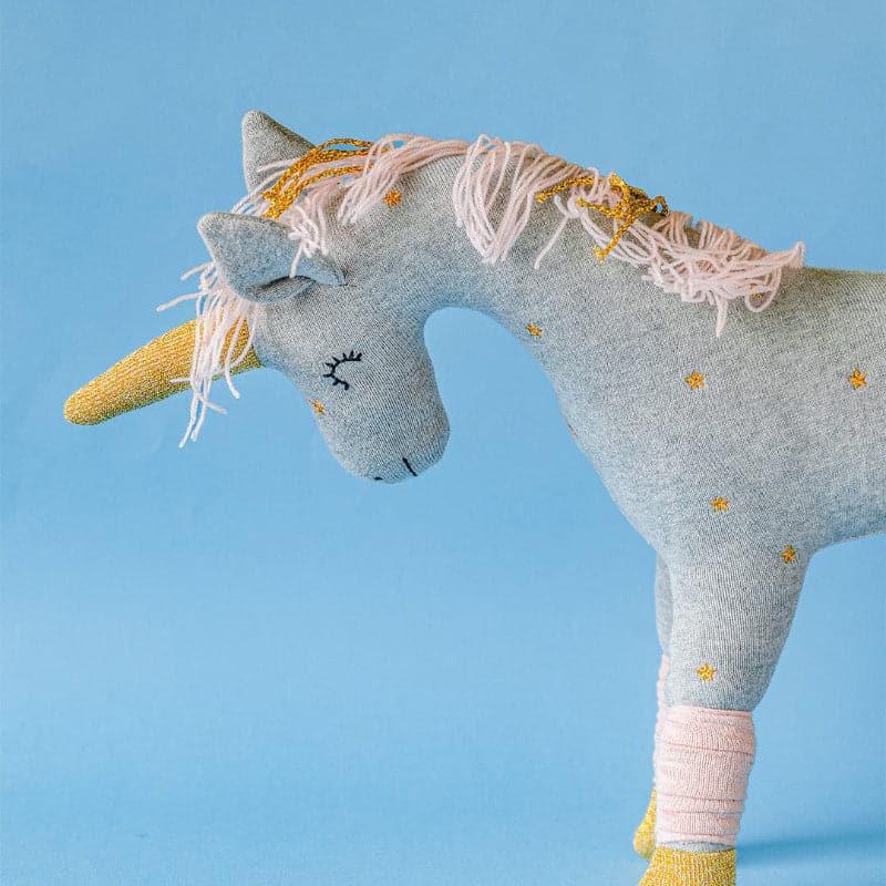 Buy Unicorns Are Real Knitted Cotton Toy Kids Toys from Vaaree