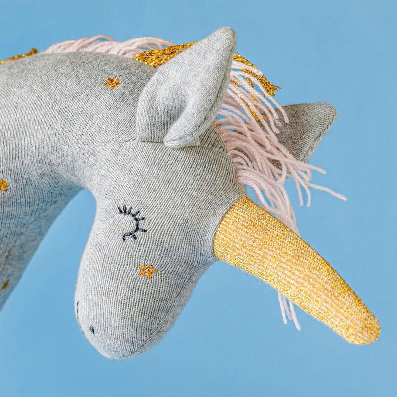 Buy Unicorns Are Real Knitted Cotton Toy Kids Toys from Vaaree