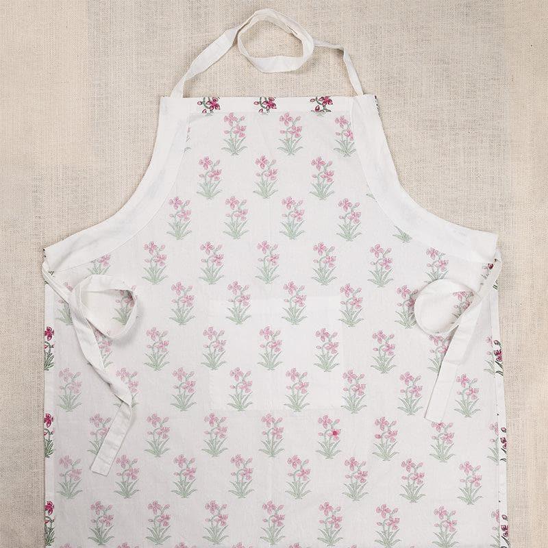 Kitchen Set - Ethnic Floral Kitchen Linen Set - Pink