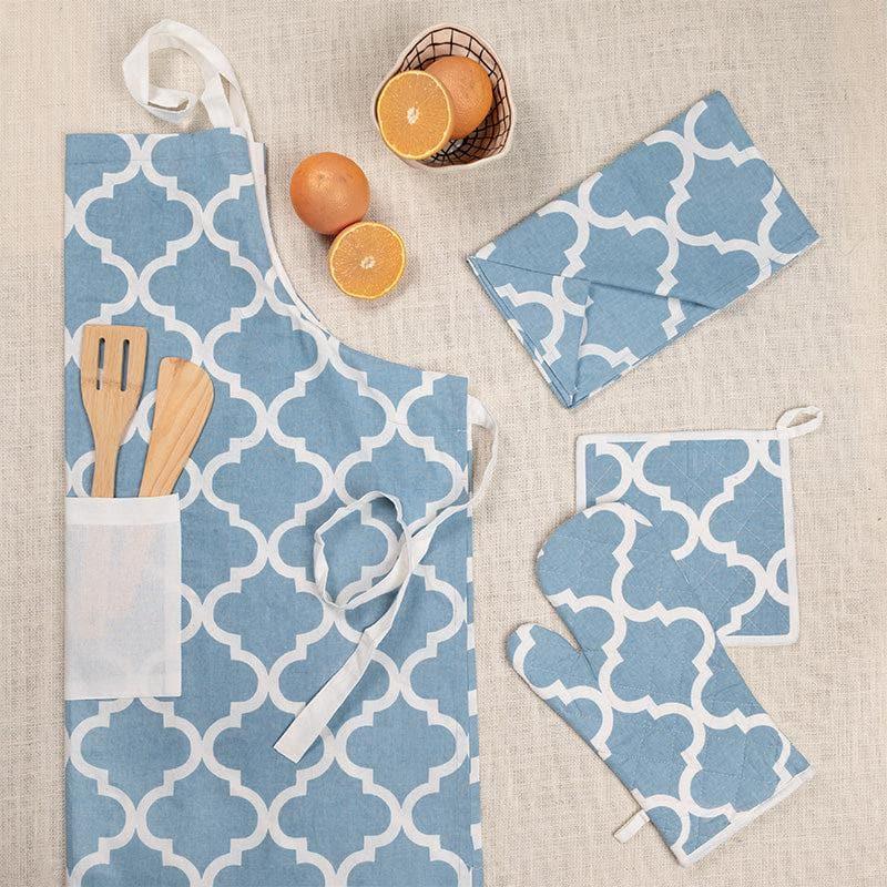 Kitchen Set - Reva Kitchen Linen Set - Blue