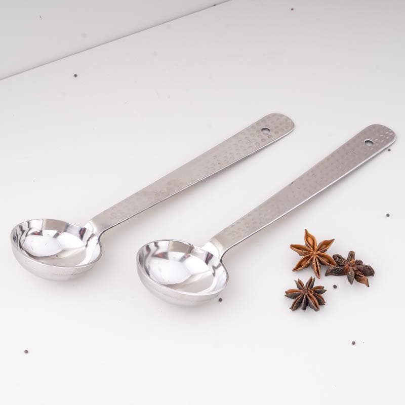 Buy Vintage Charm Hammered Laddle (14 Inches) - Set Of Two Kitchen Tools & Gadgets from Vaaree