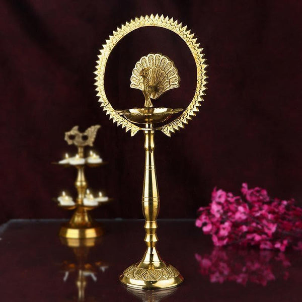 Lamps - Divine Aura Brass Lamp - Large