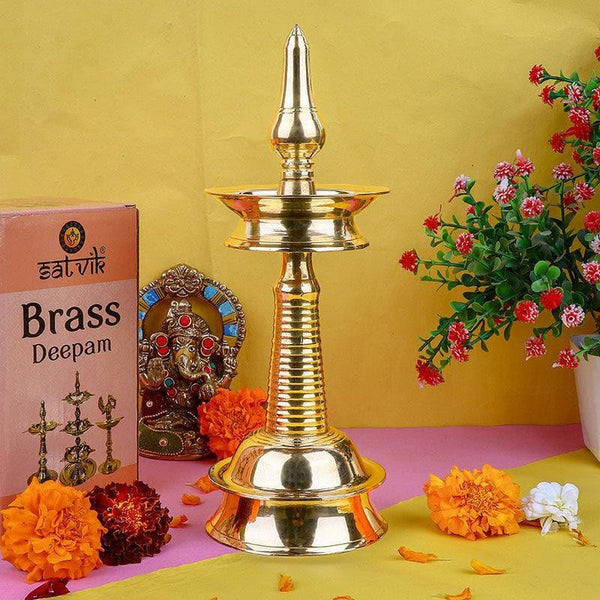 Lamps - Vibhava Brass Lamp - Large