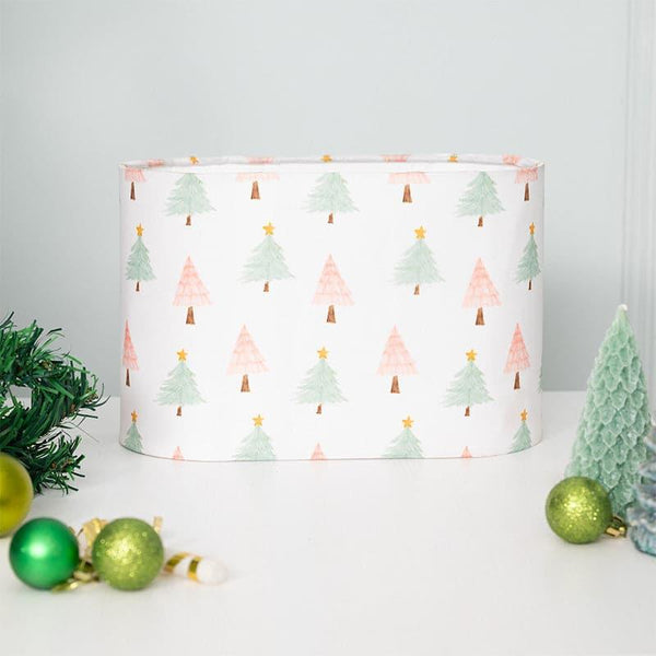 Lampshades - Christmas Tree Retro Oval Shade