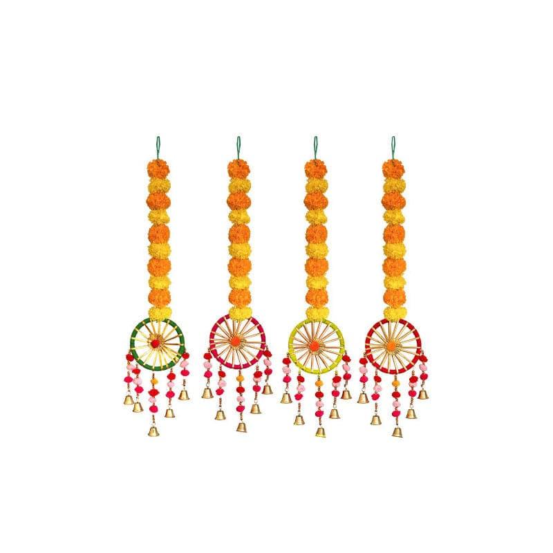 Latkans - Faux Marigold Decorative Latkan - Set Of Four