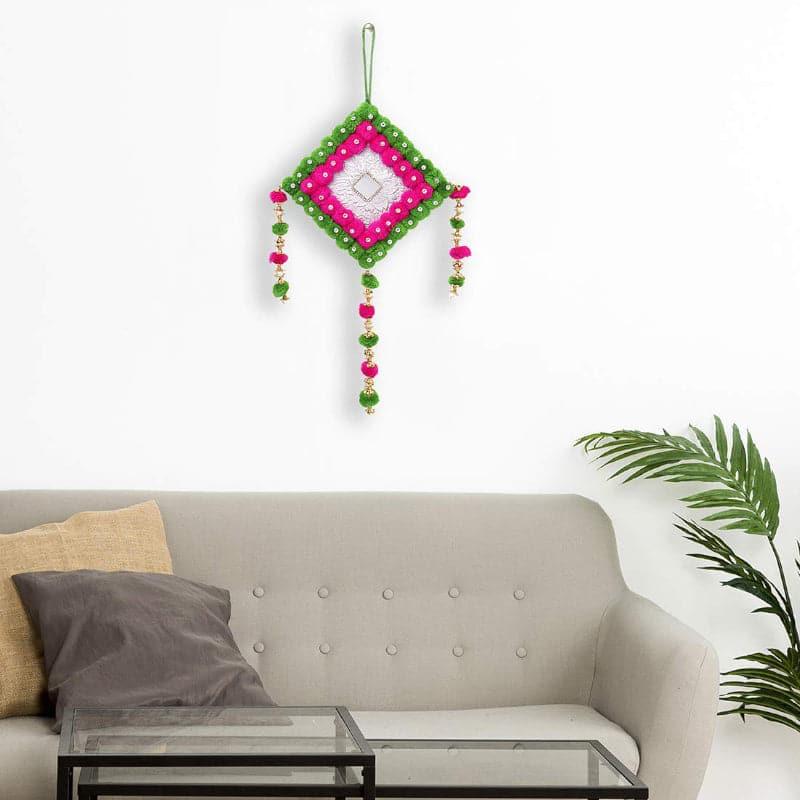 Buy Lozenge Festive Latkan - Pink & Green Latkans from Vaaree