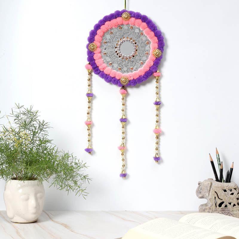 Buy Round Festive Latkan - Pink & Purple Latkans from Vaaree