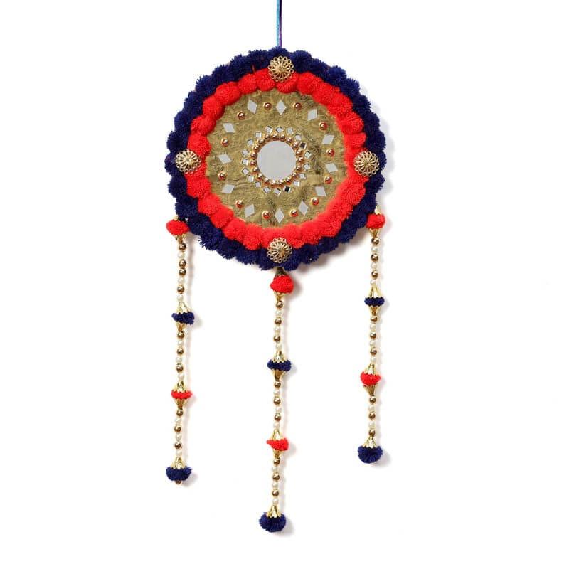 Latkans - Round Festive Latkan - Red & Blue