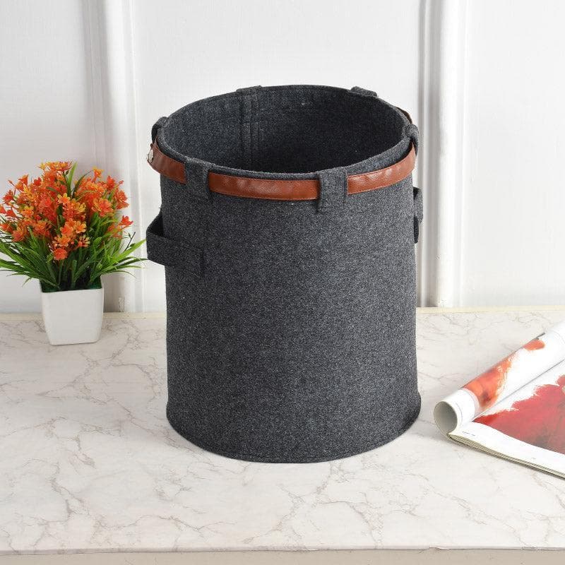 Buy Anise Felt Storage Basket Laundry Basket from Vaaree