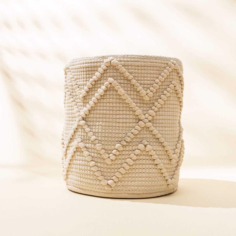 Buy Gila Chevron Natural Fiber Laundry Basket Laundry Basket from Vaaree