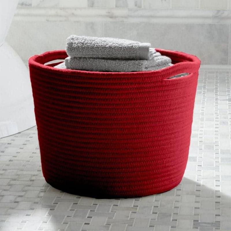 Buy Lyricia Laundry Basket - Red Laundry Basket from Vaaree