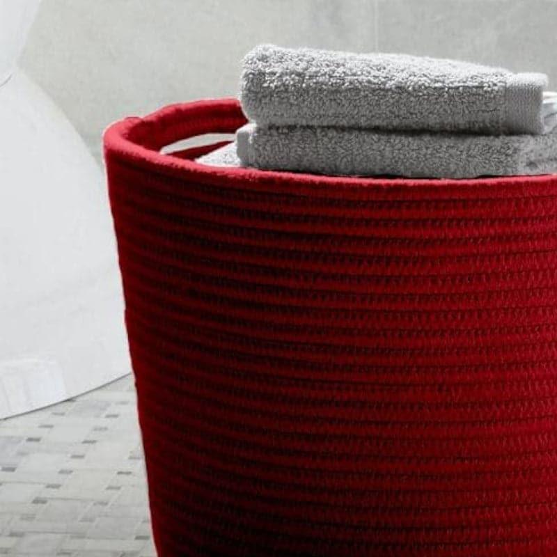 Buy Lyricia Laundry Basket - Red Laundry Basket from Vaaree