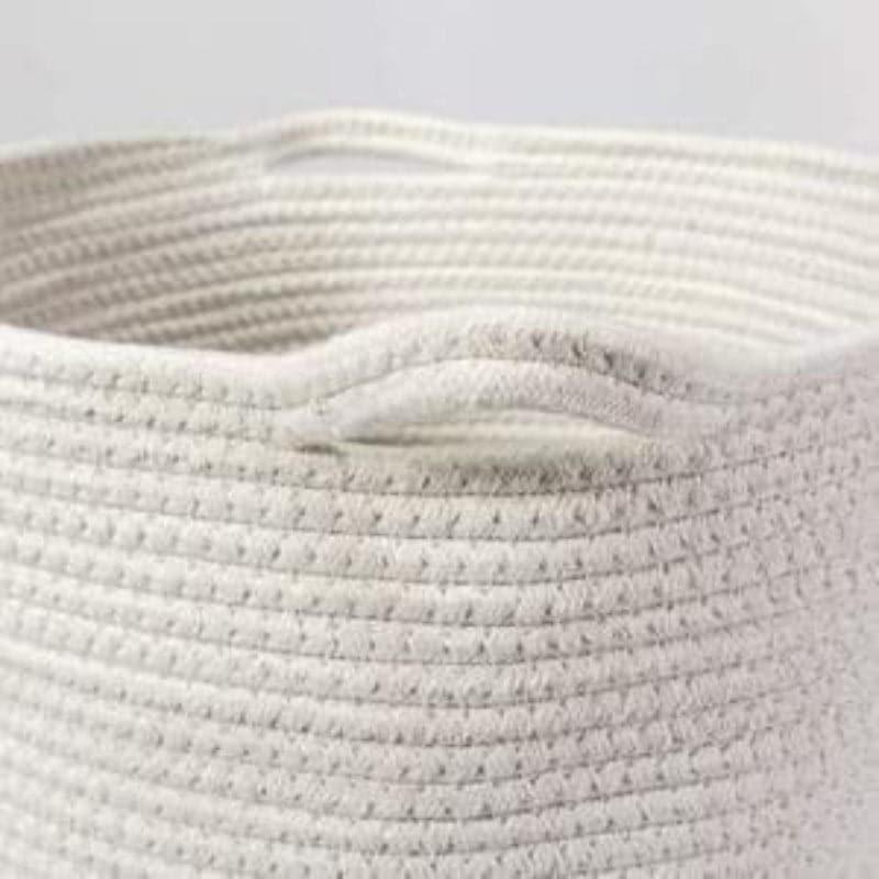 Buy Lyricia Laundry Basket - White Laundry Basket from Vaaree