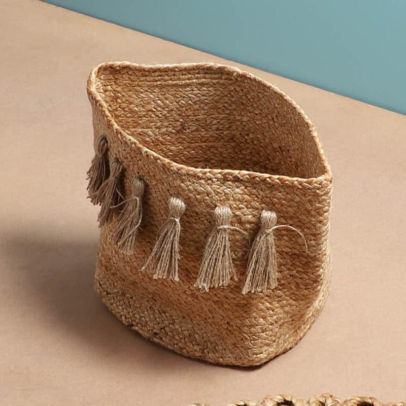 Buy Mistrala Jute Laundry Basket Laundry Basket from Vaaree