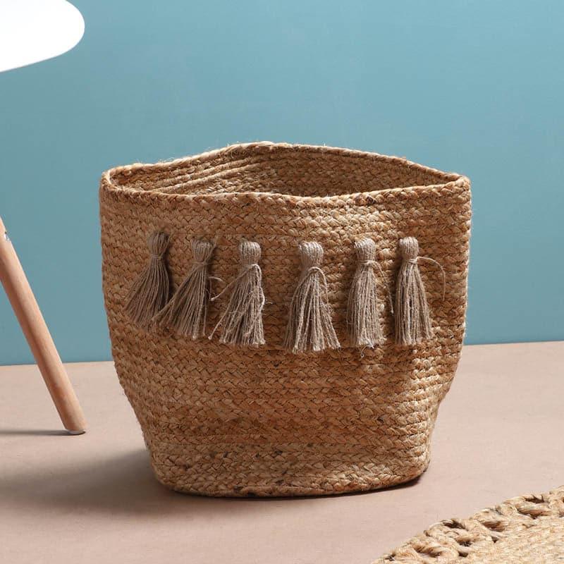 Buy Mistrala Jute Laundry Basket Laundry Basket from Vaaree