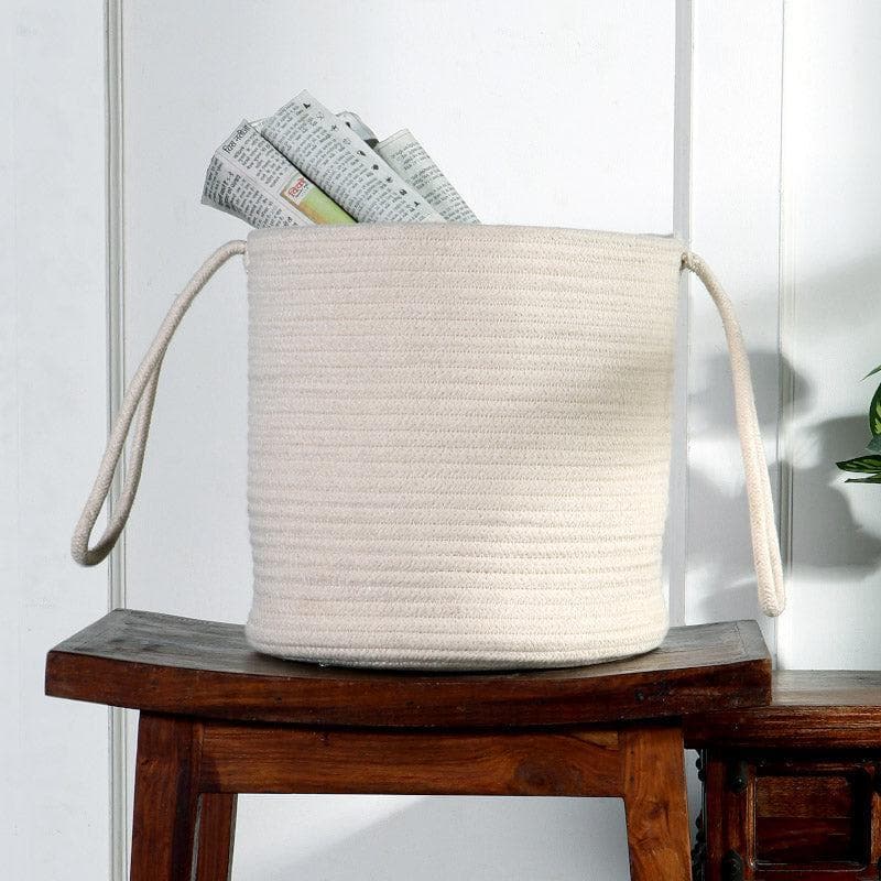 Buy Pristine Polo Natural Fiber Basket Laundry Basket from Vaaree