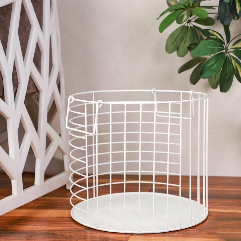 Laundry Basket - Round Iron Weave Laundry Basket