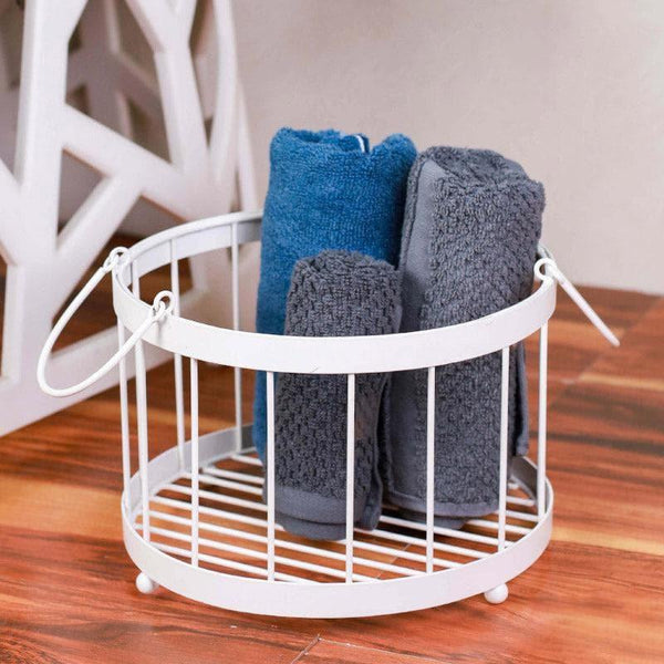 Buy Laundry Basket - Round Tidy Trove Laundry Basket at Vaaree online