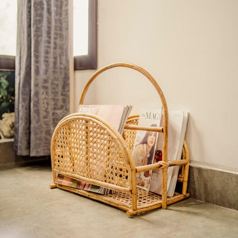 Buy Chauncey Wicker Magazine Holder Magazine Holder from Vaaree