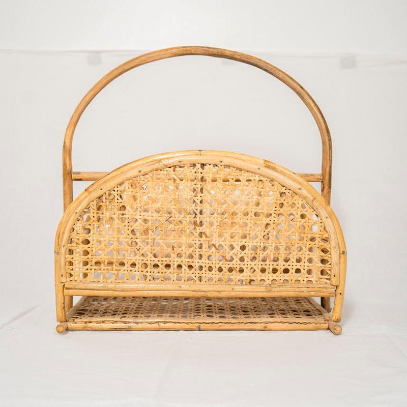 Buy Chauncey Wicker Magazine Holder Magazine Holder from Vaaree