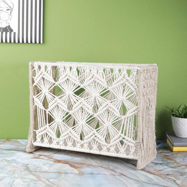 Magazine Holder - Enya Macrame Organizer